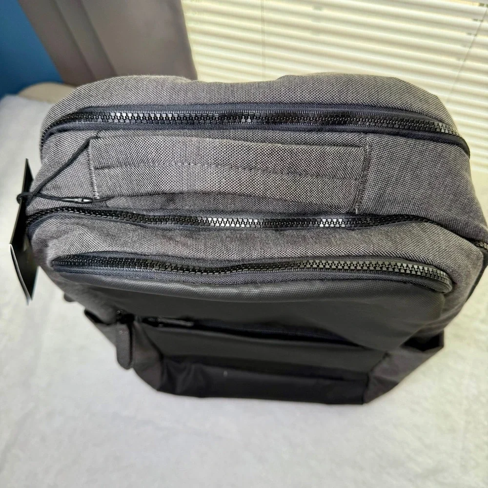 1XD GEAR Tech Laptop Backpack w/ RFID& USB Charging Port NWT‎ Black/Charcoal
